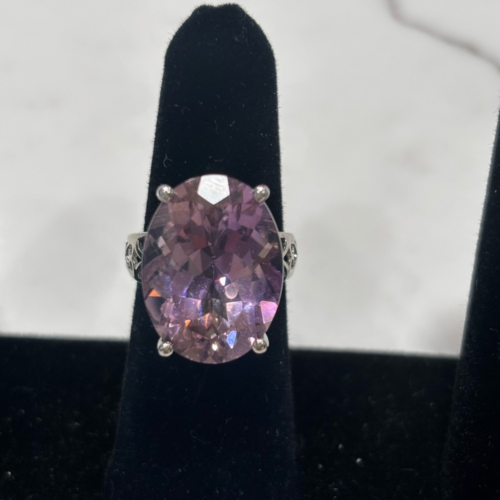 16.56ct-Anahi Ametrine Ring-SS-Size 7